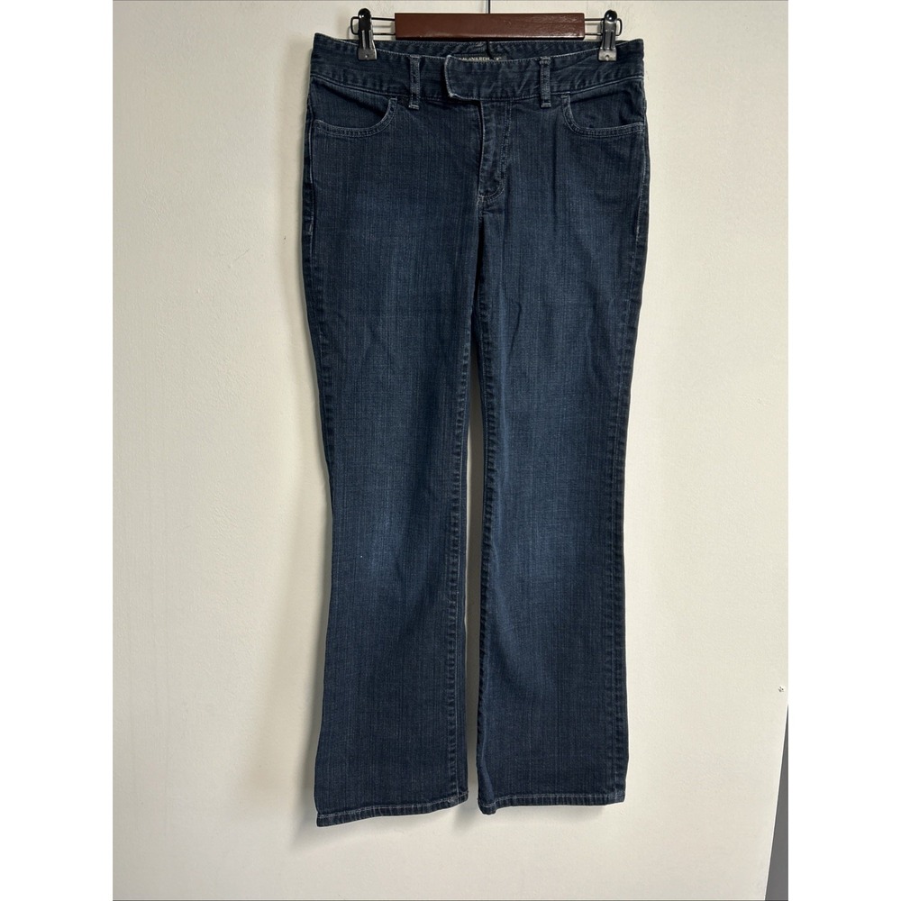 Banana Republic Women's Size 6R Straight Leg Jeans Cotton Spandex Dark Wash‎